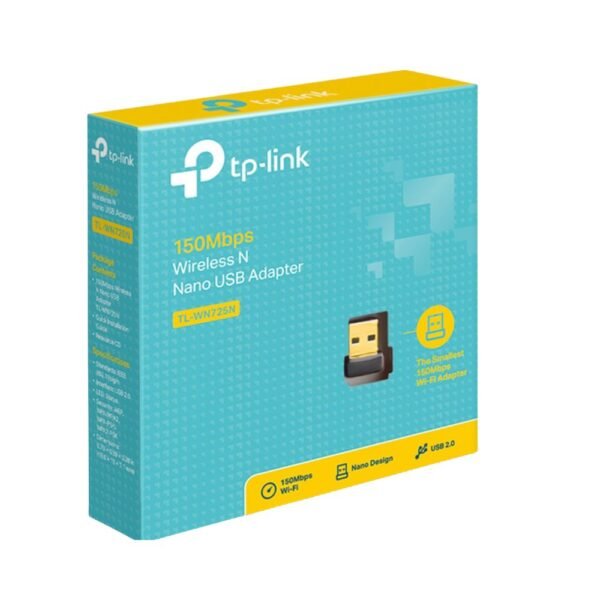 TP-Link Wi-Fi Adapter - TL-WN725N 150Mbps Wireless N Nano USB Adapter