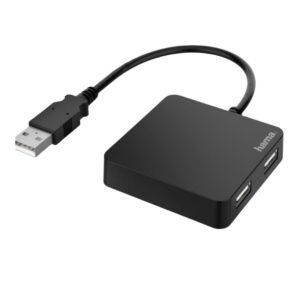 4 Ports USB To HUB - USB 3.0 - CHINA - Black Colour - Square Shape