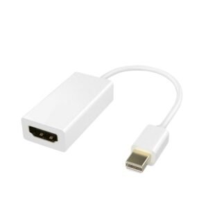 Mini DP to HDMI Cable Converter - Thunderbolt Mini Displayport DP To HDMI Converter - White - CHINA