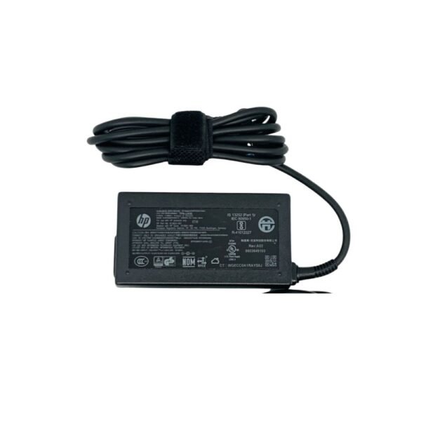 HP 100% Original 65 Watt Charger (Blue Pin- 4.5mm)