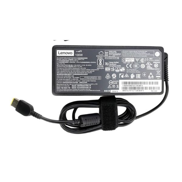 Lenovo USB 135 Watt 100% Original Charger For Heavy Machines