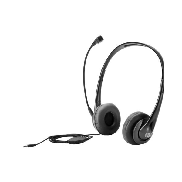 HP Stereo Headphone Noise Cancelling AUX - CHINA - (flexible boom mic blocks the background noise)