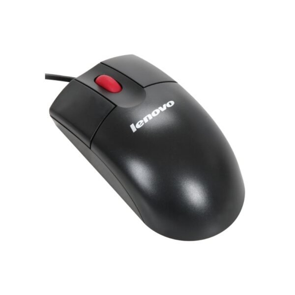 Lenovo MO28UOB Black Optical 3 Button Scroll - USB Mouse