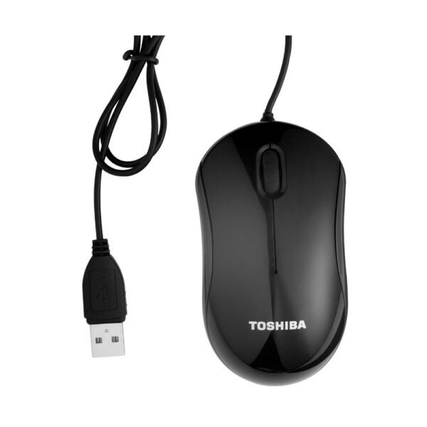 Toshiba U20 - USB Optical 2-Button Wired Scroll Mouse