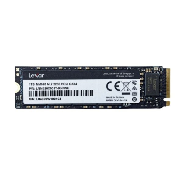 Lexar NM620 M.2 2280 NVMe SSD 1TB PCle Gen 3x4 - Box Pack - With 02 Years Warranty