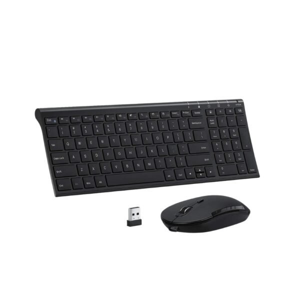 Rechargable Keyboard & Mouse - CHINA - Black