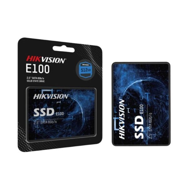 Hikvision E100 2.5" SATA 6GB/s 512GB SSD - Box Pack - 01 Year Warranty