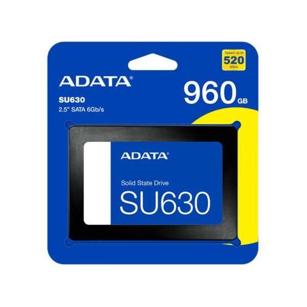 ADATA SU630 2.5" SATA 6GB/s 960GB SSD - Box Pack - 01 Year Warranty