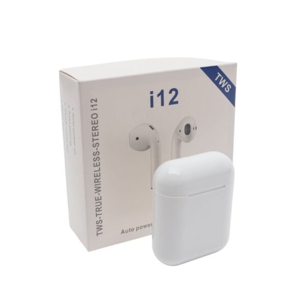 TWS I12 & i7s Airpods -  Super Sound & High Quality Touch Sensors True Stereo Headphones - Affordable - Bluetooth Wireless Earbuds - Charging Case