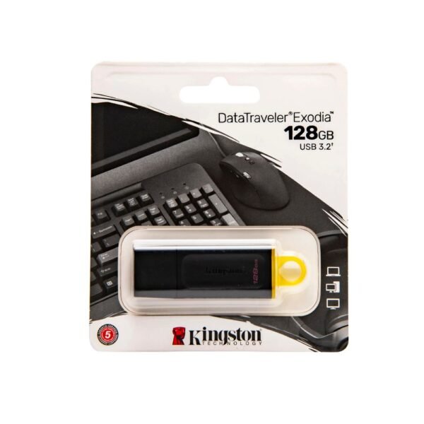 Kingston DataTraveler " Exodia " 128GB USB 3.2 - 05 Years Warranty - Original