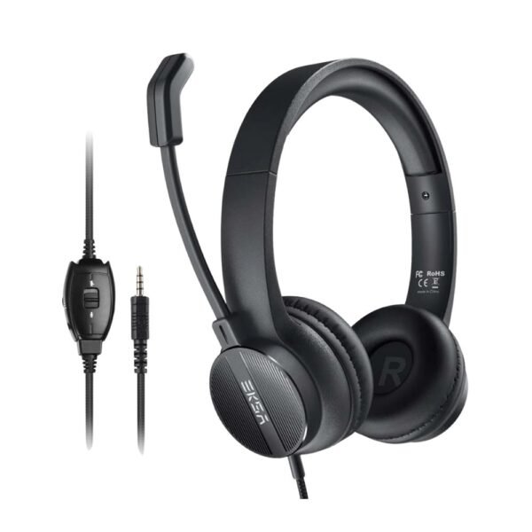 Itech H12E Telecom Environmental Noise Cancelling Headphone With Mic - USB Headset