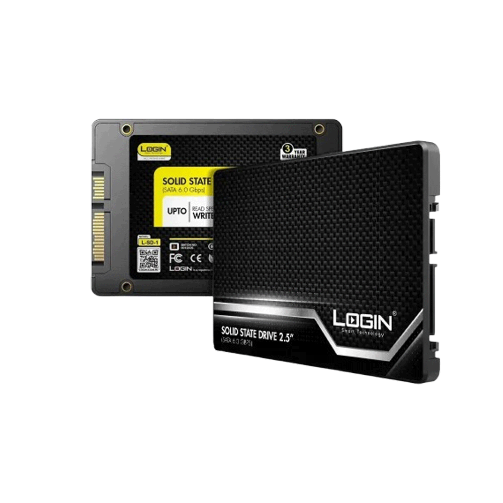 LOGIN Solid State Drive (SSD) 2.5 – 256GB – High-Speed Storage for Faster Performance